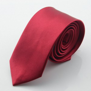 SLIM kravata - dark red